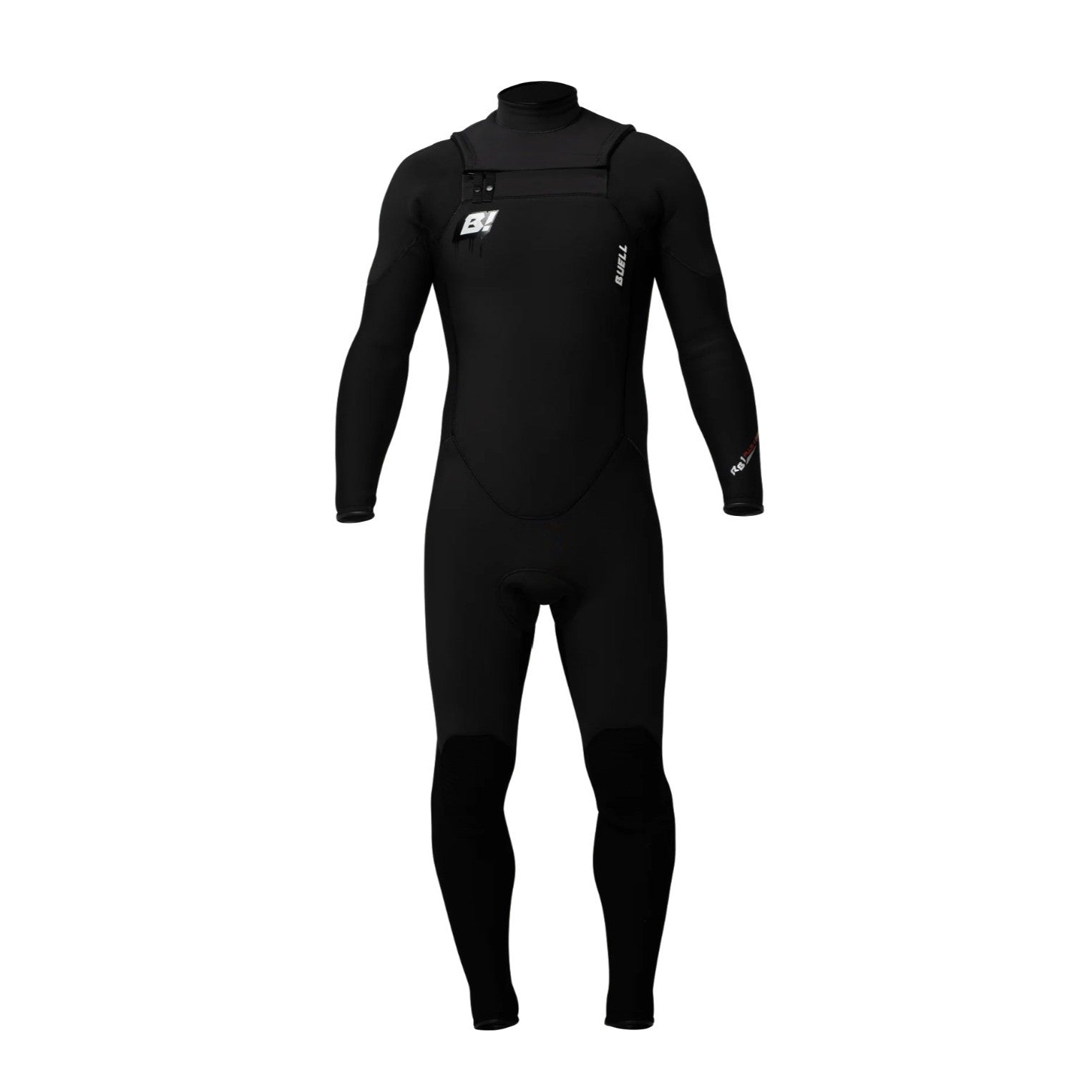 BUELL フルスーツ ブラック フード付き Buell RB1 Plus 3/2 Chest Zip Wetsuit – Strictly Hardcore Surf