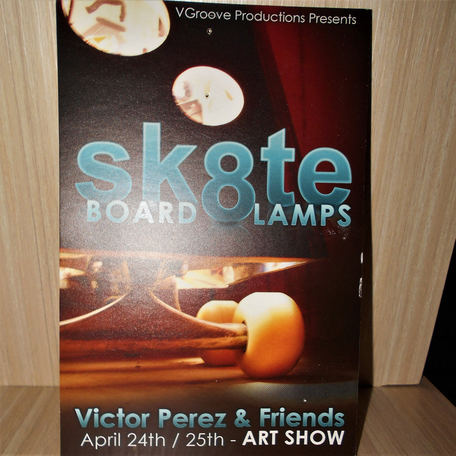 Vintage Perez Skateboard Lamp #2