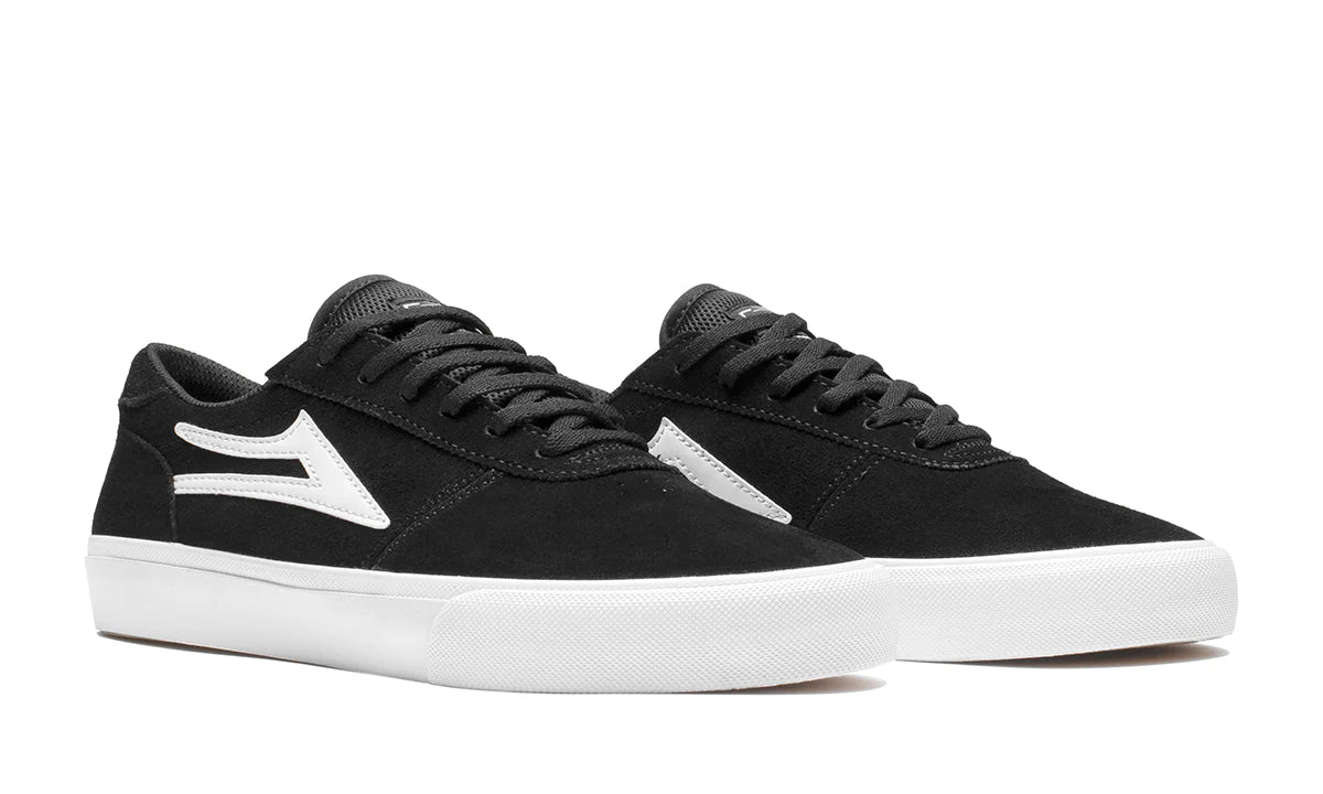 Lakai Manchester Skateboarding Shoe Black Suede Strictly Hardcore Surf