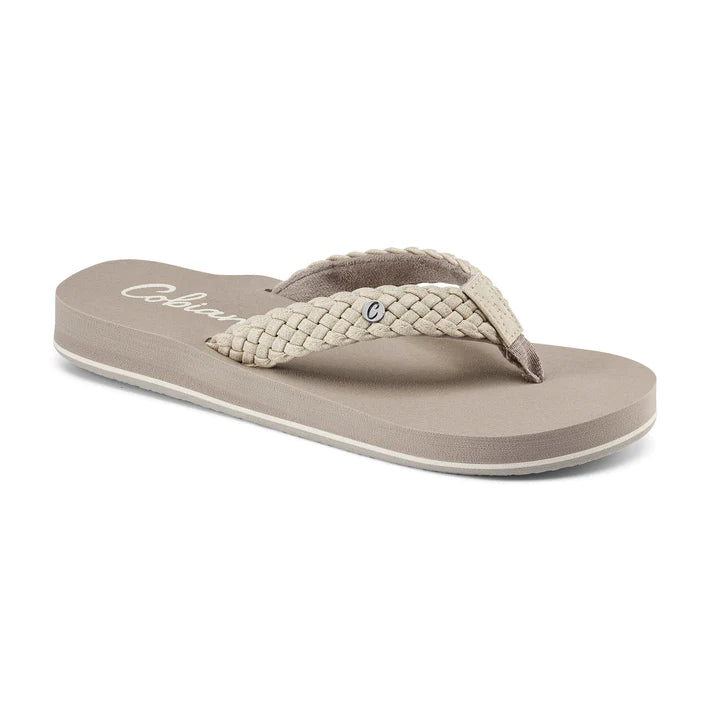 Cobian Womens Bermuda Bounce Sandals Cream
