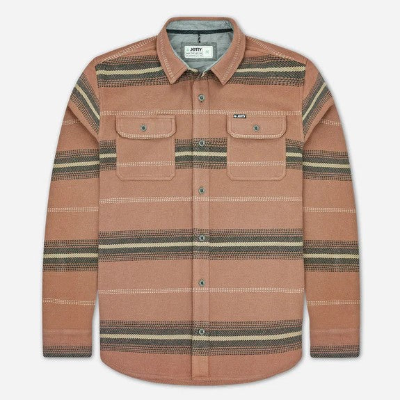 Jetty Horizon Flannel - Mauve