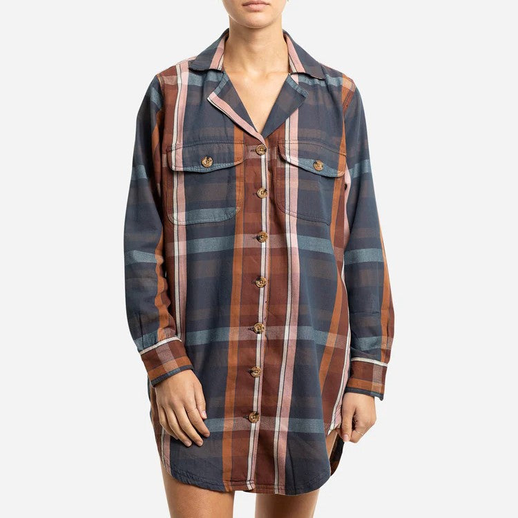 Jetty Ladies Bonita Flannel Dress Small / Red Jetty Ladies Bonita Flannel Dress Small / Red