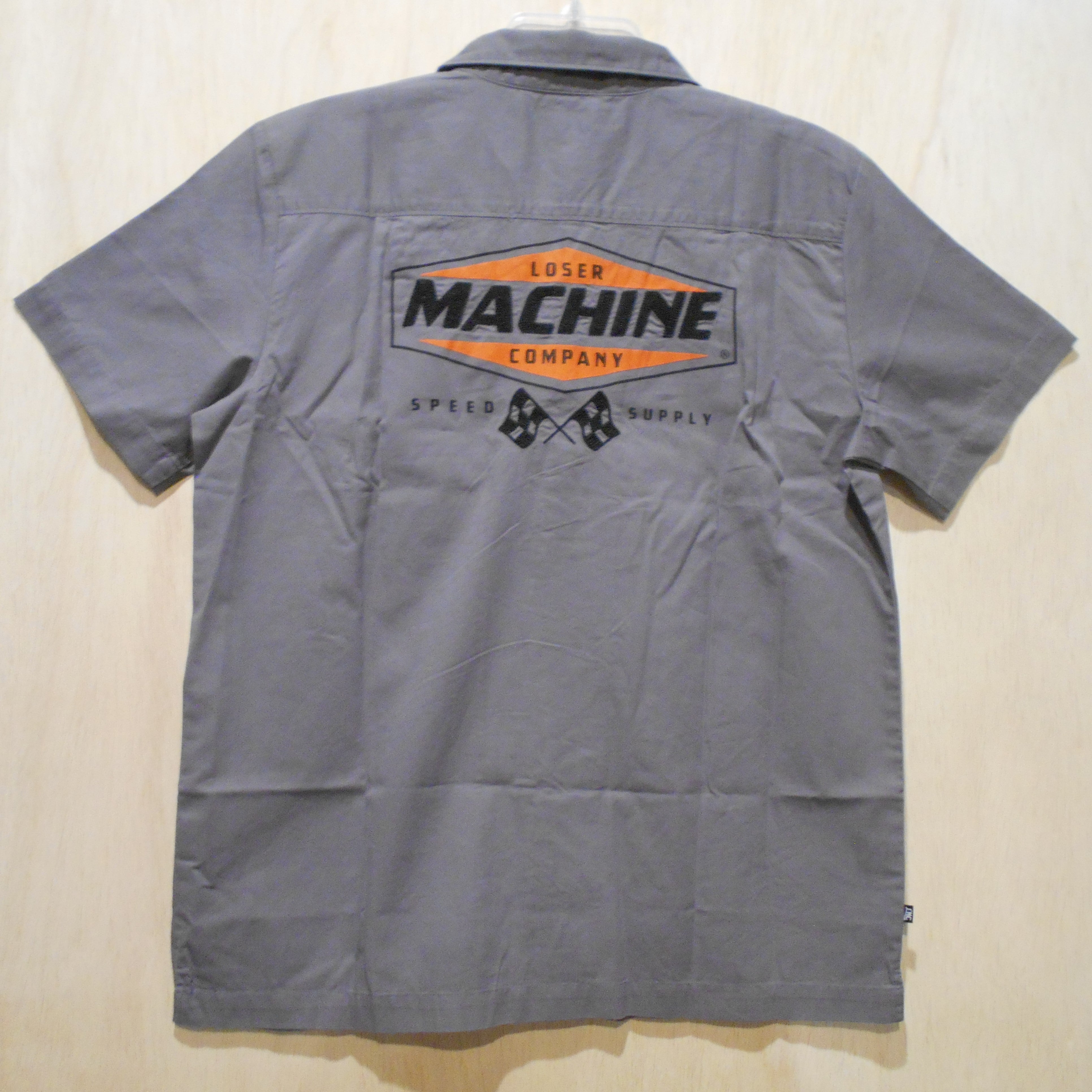 Loser Machine Montes SS Woven Shirt - Grey - Size M – Strictly