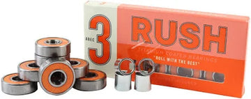 Rush Abec-3 Titanium Coated Bearings - Includes Spacers