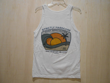 Strictly Hardcore Tropical Beach Wave Tank Top