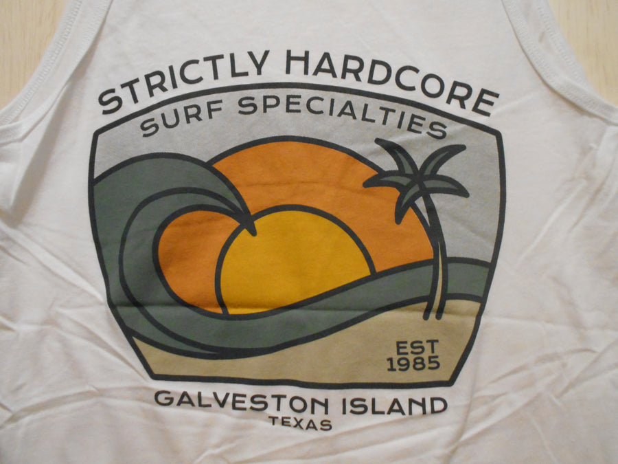 Strictly Hardcore Tropical Beach Wave Tank Top