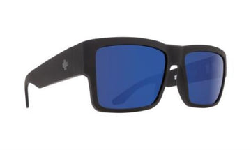 Spy + Cyrus Soft Matte Black Polarized Sunglasses