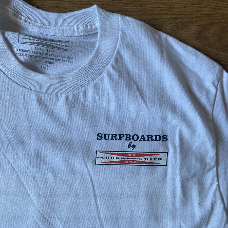 Gordon and Smith Original Logo Tee - White