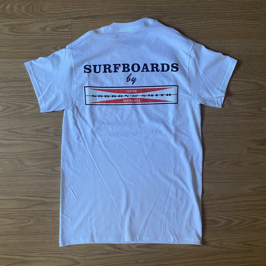 Gordon and Smith Original Logo Tee - White