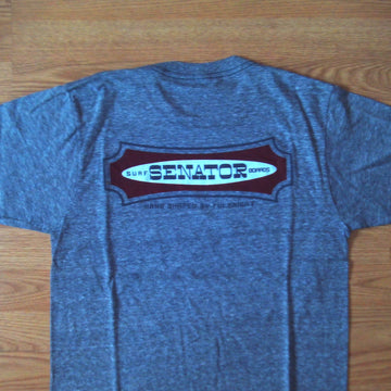 Senator Surfboards Retro Log Logo Tee