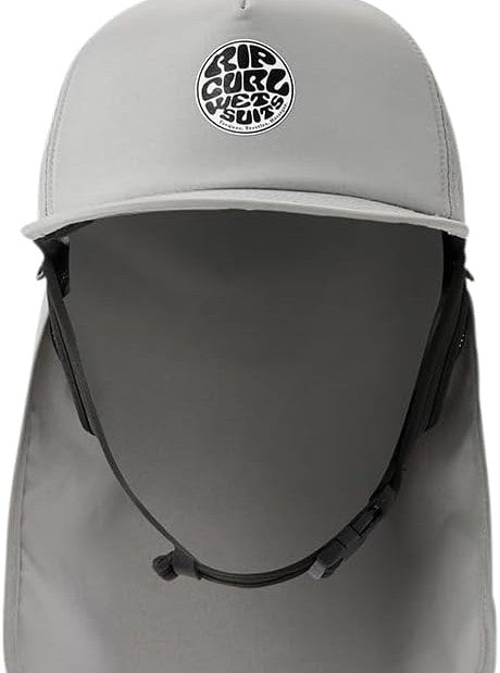 Rip Curl Men's UPF 50+ Quick Dry High Profile Surf Hat with Removable Neck Flap