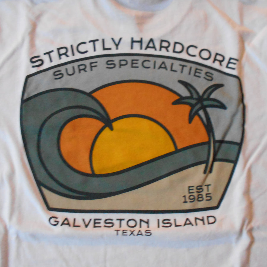Strictly Hardcore Tropical Beach Wave Tee