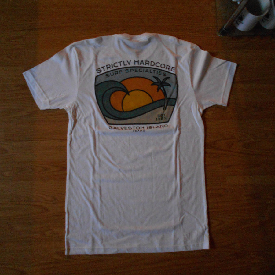 Strictly Hardcore Tropical Beach Wave Tee