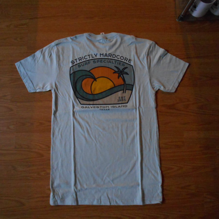 Strictly Hardcore Tropical Beach Wave Tee