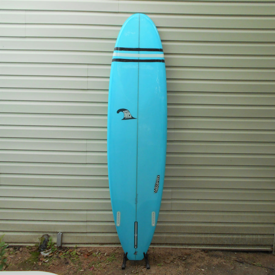 Chris Ruddy Blue 8' Mini Drifter Squash Tail Surfboard (New)