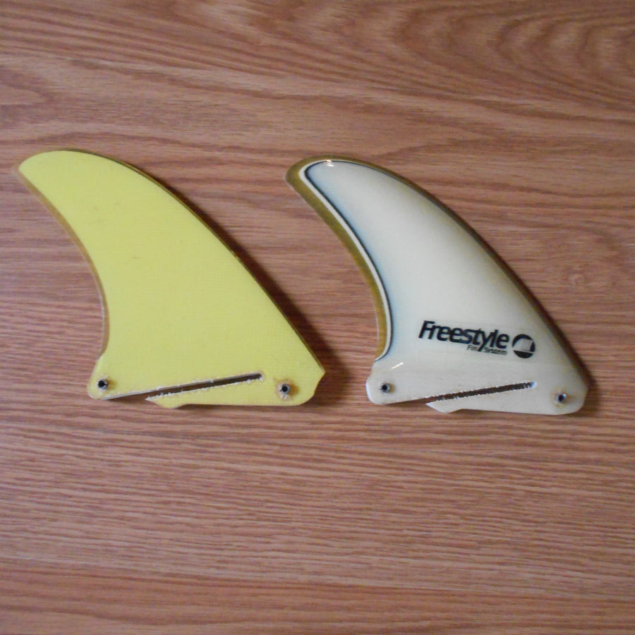 Freestyle Fin Systems Yellow Foam Core Side Fins