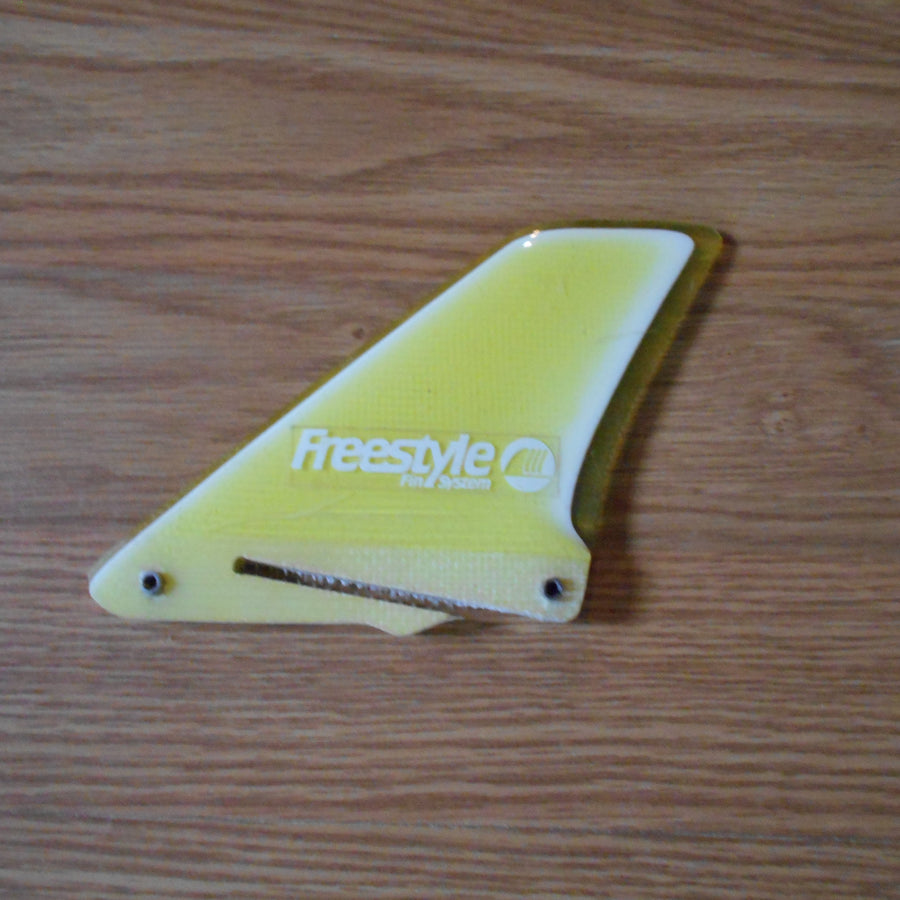 Freestyle Fin Systems Yellow Wing Trailing Fin