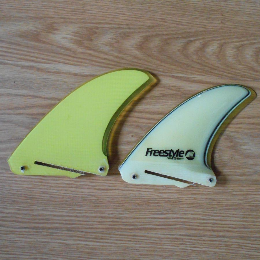 Freestyle Fin Systems Side Fin Set Yellow/Black/White