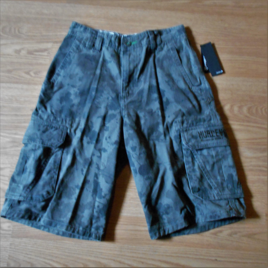 Hurley Avalon 2 Youth Vintage Cargo Pocket Camo Shorts!
