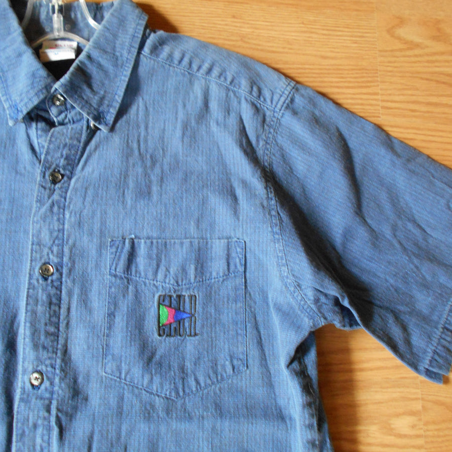 Vintage Club Sportswear Collared Button Up Woven