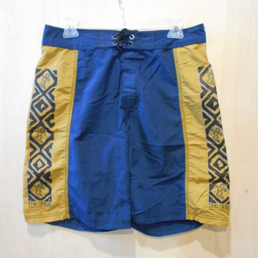 Dahui Blue/Gold Vintage Boardshorts
