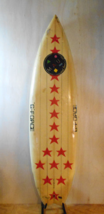 G-Force Vintage Double Wing Swallow Tail Quad Fin 6'5