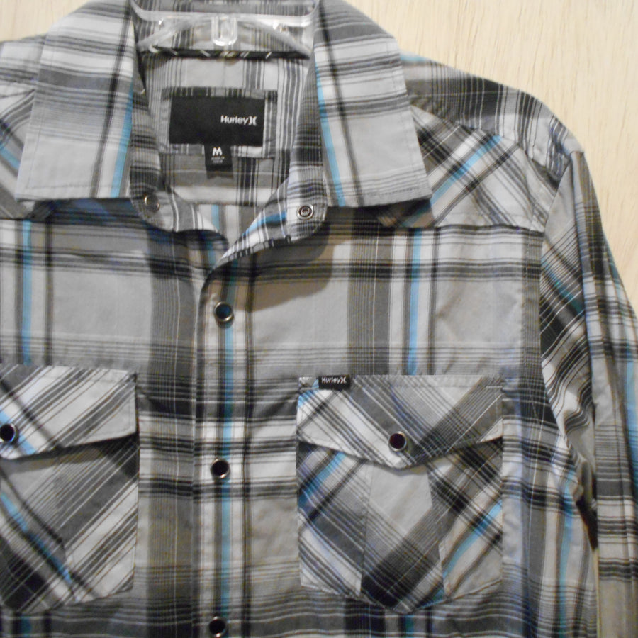 hurley dress shirts Men's Casual Button Down Shirts Hurley