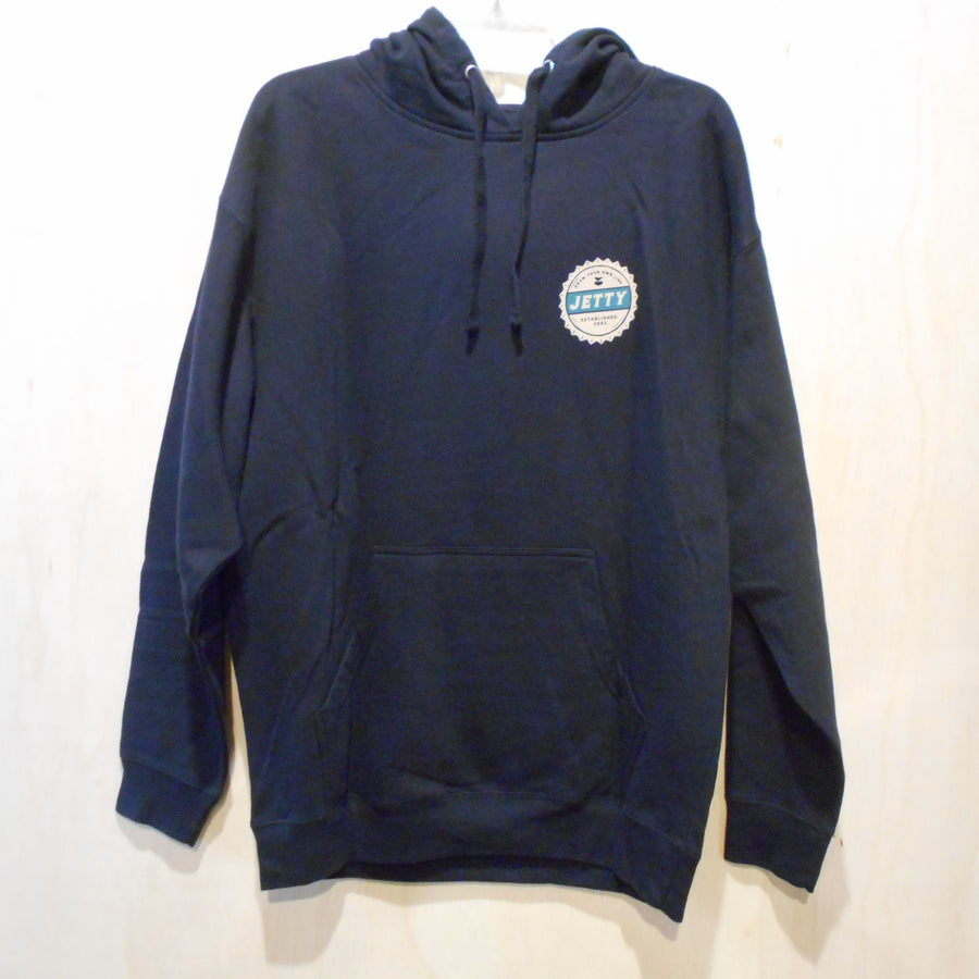 Jetty Drinkfish Hoodie - Navy - Size M