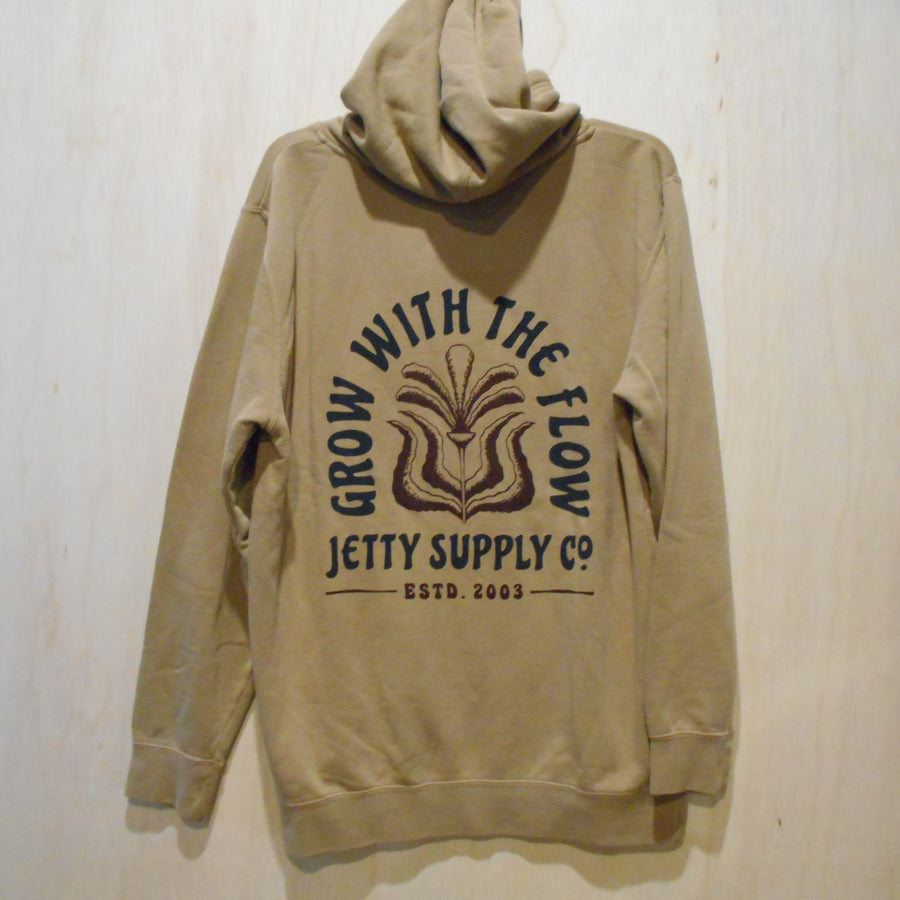 Jetty Roots Hoodie - Sand - Size M