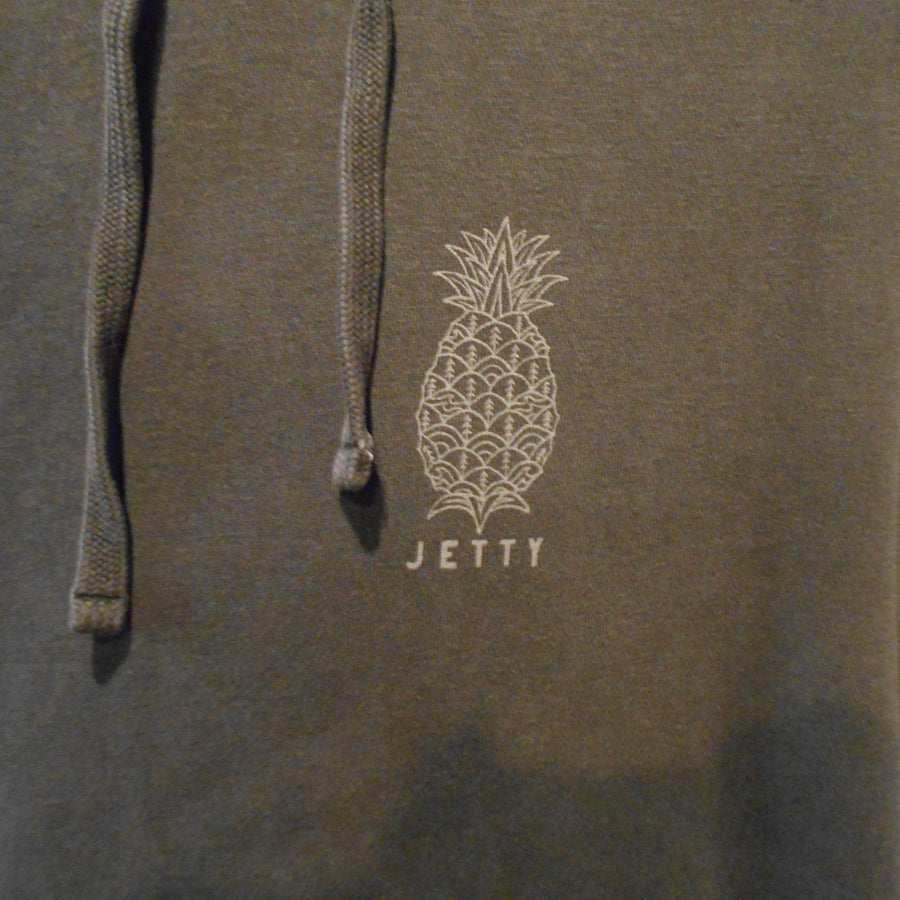 Jetty Pineapple Hoodie - Charcoal - Size M