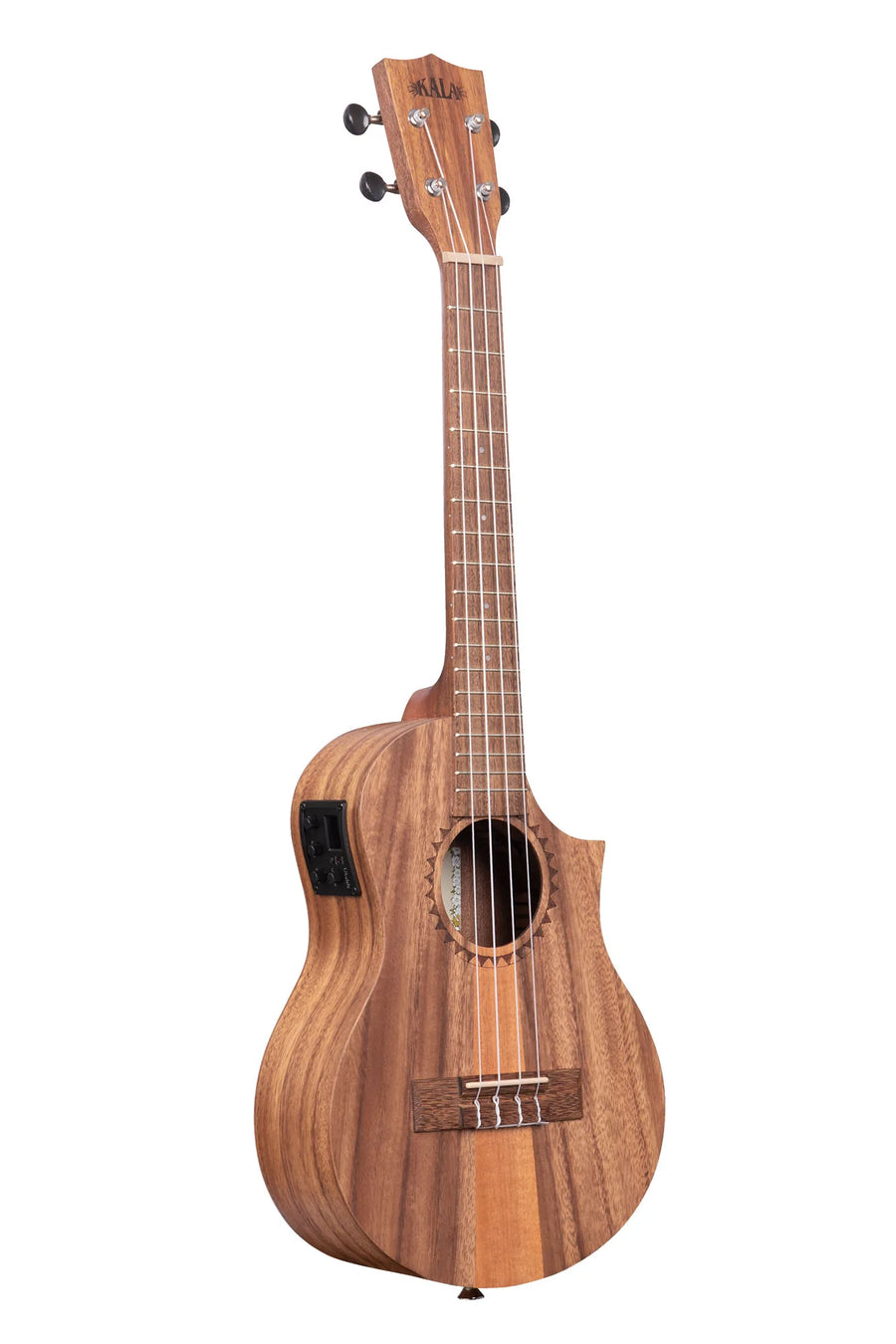 Kala Teak Tri-Top Tenor Ukulele w/ Cutaway & EQ