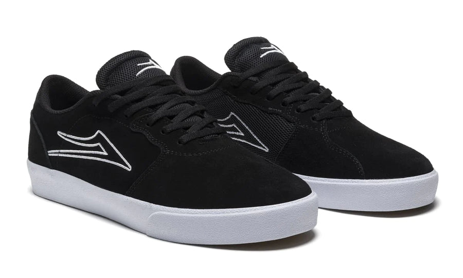 Lakai Cardiff Skateboarding Shoes - Black Suede