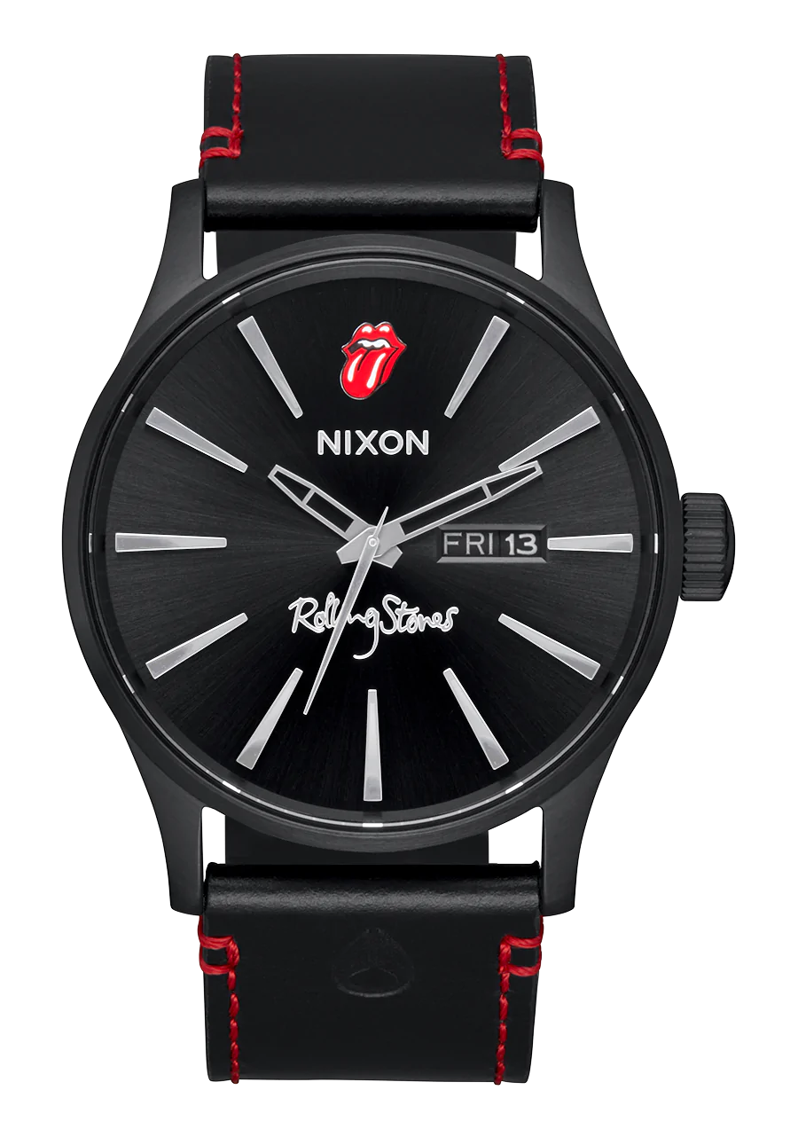 Nixon Rolling Stones Sentry Leather Watch