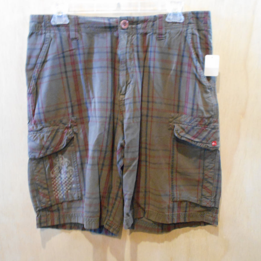 Quiksilver Vintage Plaid Cargo Walkshorts