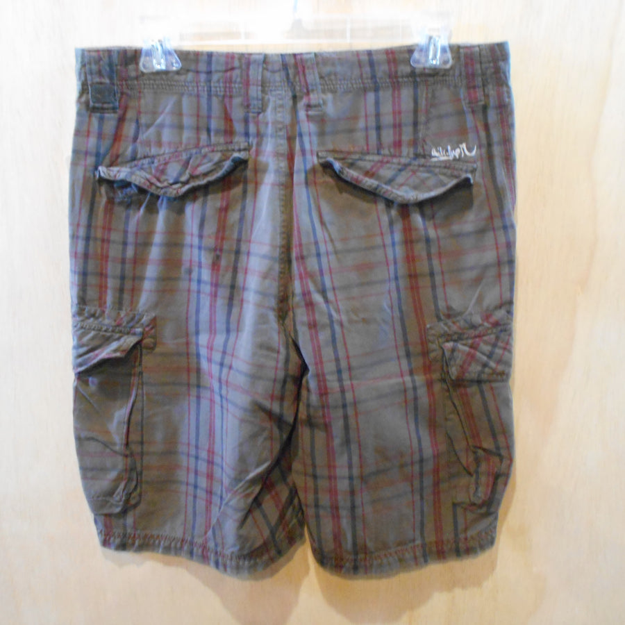 Quiksilver Vintage Plaid Cargo Walkshorts