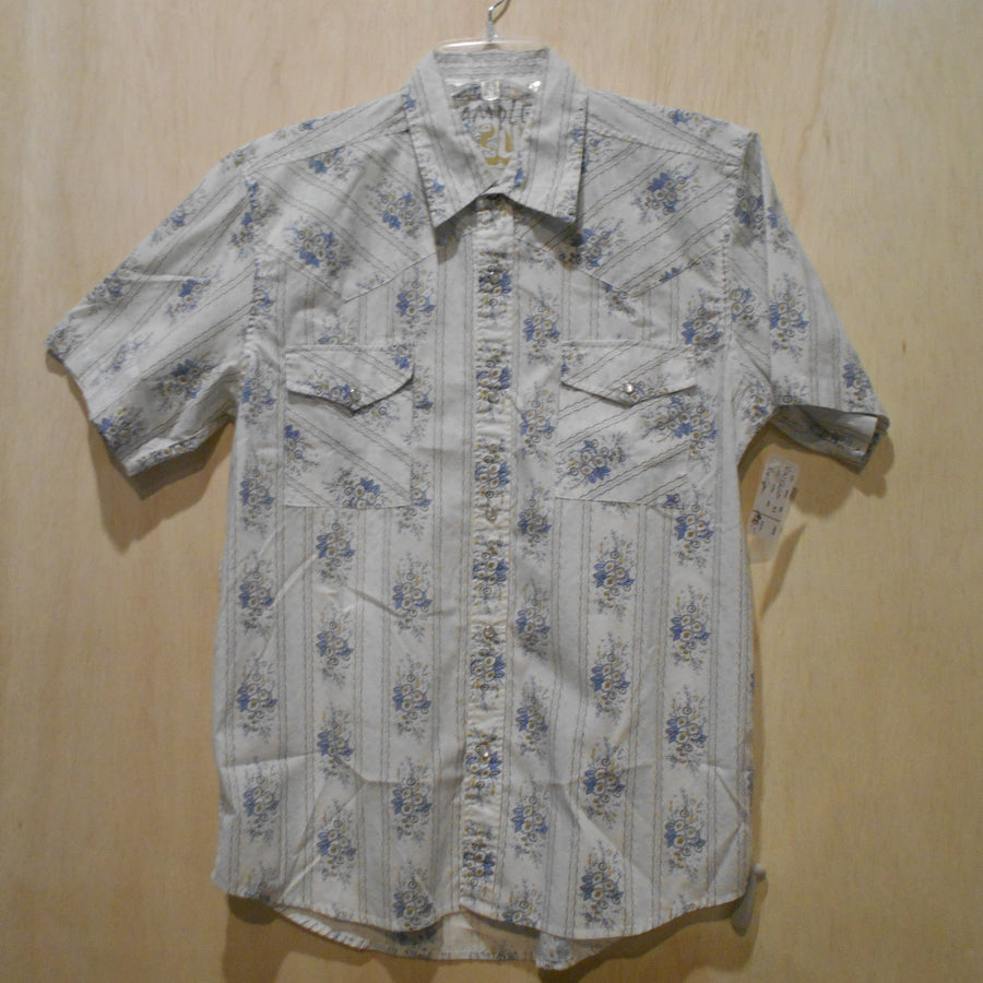 Rip Curl Vintage Western Short Sleeve Woven Button-Up Shirt