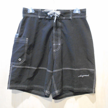 Robert August Black Vintage Boardshorts (New)