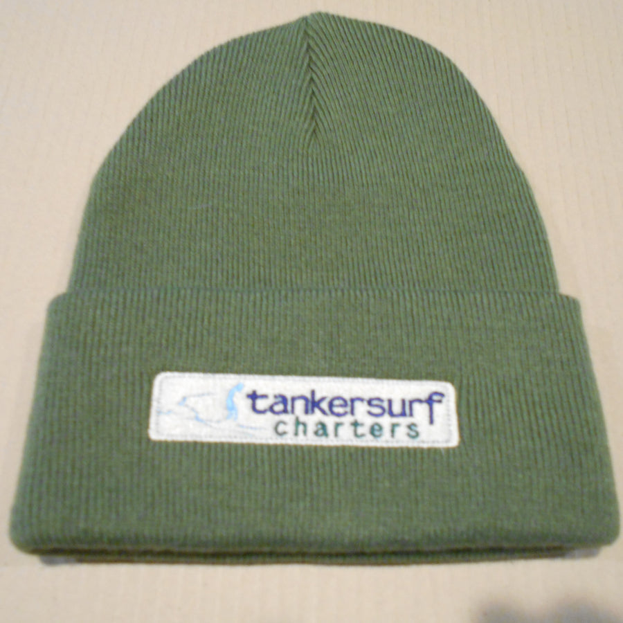 Tanker Surf Charters Embroidered Knit Beanie