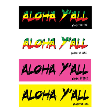 Aloha Y'all Sticker Pack