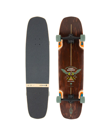 arbor skateboards Axel Serrat Pro 39 Crosscut complete skateboard