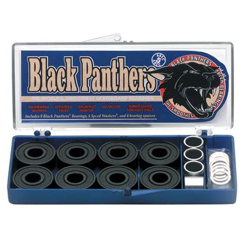 Shortys Black Panther ABEC 5 Skateboard Bearings