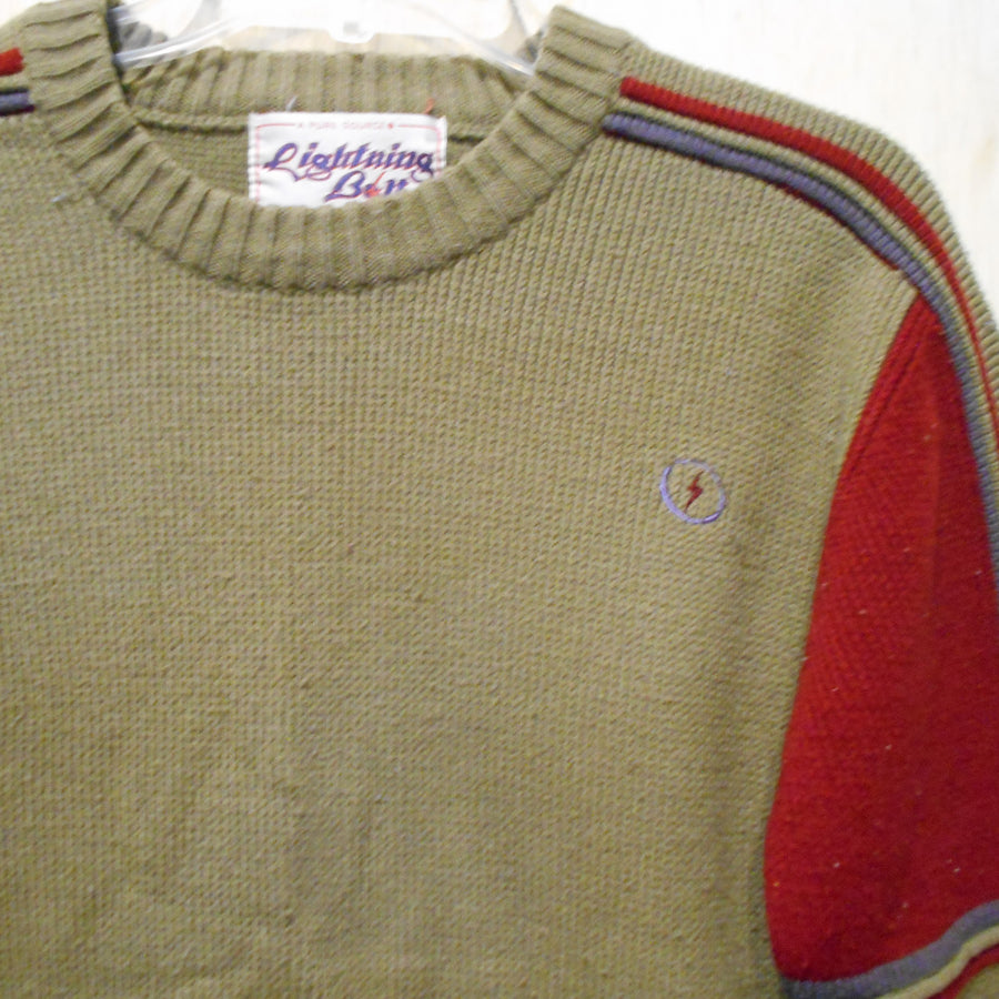 Lightning Bolt Vintage Pullover Sweater