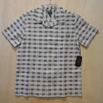 Dark Seas Mambo SS Woven Shirt - White/Black - Size M