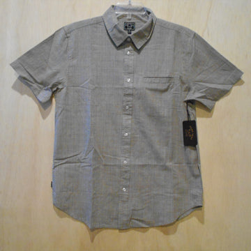 Dark Seas Pete SS Woven Shirt - Grey - Size M