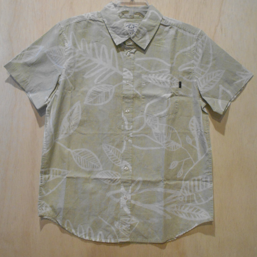 Dark Seas Leafy SS Woven Shirt - Size M