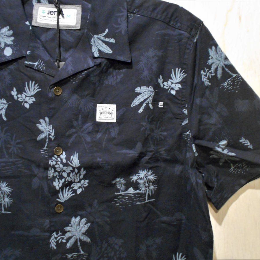 Jetty Dockside Party SS Woven Shirt - Size M