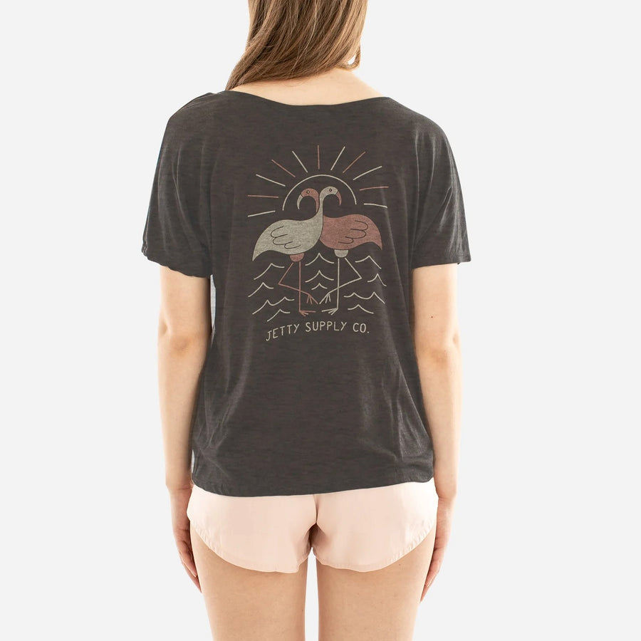 Jetty Ladies Flamingo Tee