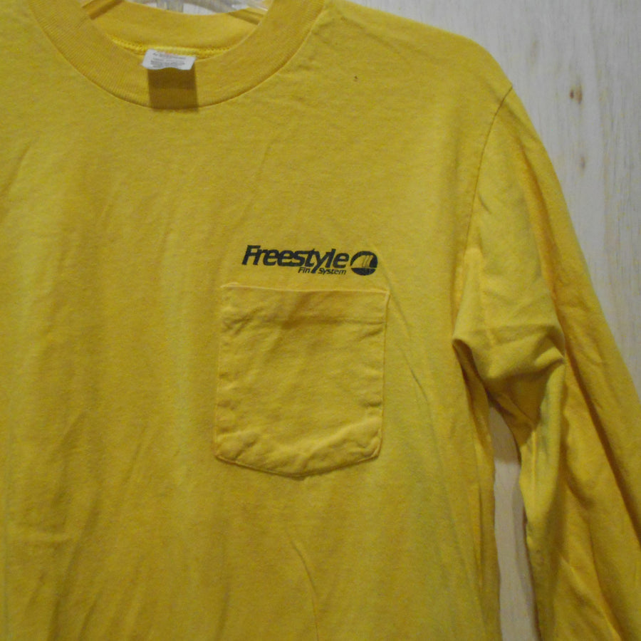 Freestyle Fin System Long Sleeve Pocket Vintage Shirt