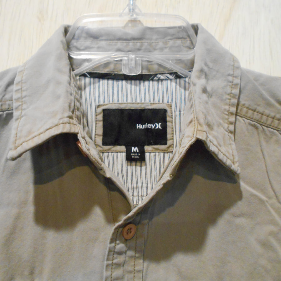 Hurley Vintage Cotton Long Sleeve Button Up Shirt