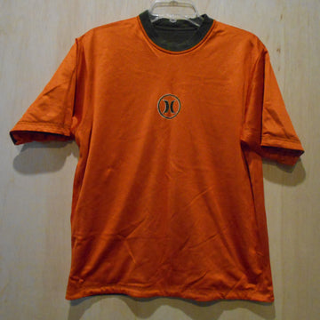Hurley Cotton/Mesh Short Sleeve Vintage Knit Reversible Shirt